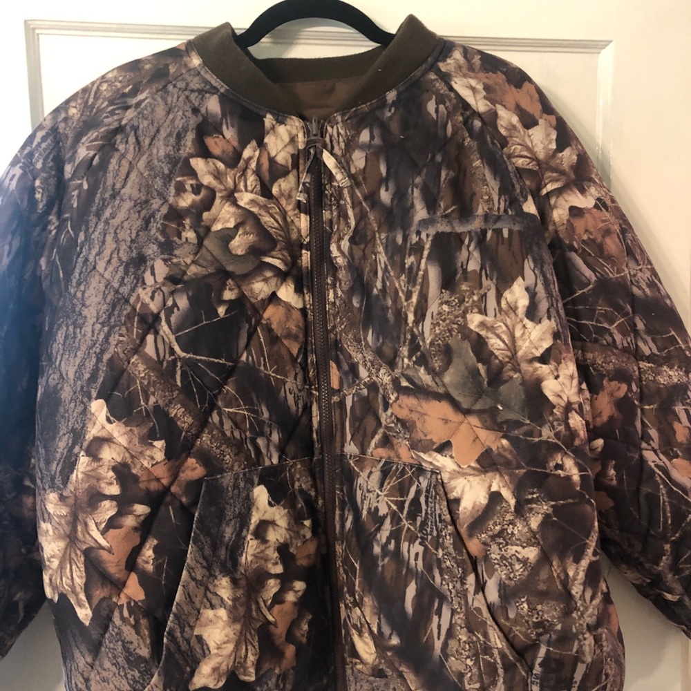 Camo Insulated Down Jacket